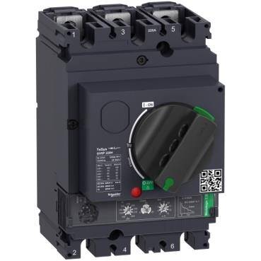 Schneider Electric GV5P220H,Motor devre kesici, TeSys GV5, 3P, 220A, Icu 70kA, termal manyetik - 1