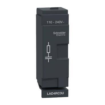 Schneider Electric LAD4RC3U, D40A ila D65A RC 110-240V Süpresör - 1