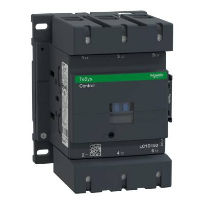 Schneider Electric LC1D150FD TeSys D Kontaktör - 3P(3 NA) - AC-3 440 V 150 A - 110 V DC Bobin - 1