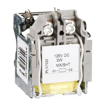 Schneider Electric LV429393, şönt açma gerilim bobini MX - 125 V DC - 1