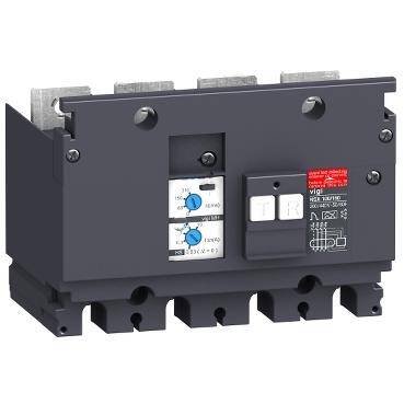 Schneider Electric LV431536, toprak kaçağı modülü Vigi MH - 30..10000 mA - 200..440 V - 4 kutup - 1