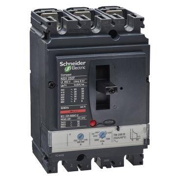 Schneider Electric LV431630, 175-250 Amper, 36 kA, 3 Kutuplu, Kompakt Şalter, TM250D Korumalı - 1