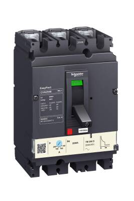 Schneider Electric LV525302, 140-200 Amper, 25 kA, 3 Kutuplu, Kompakt Şalter, CVS250B, TM200D Korumalı - 1