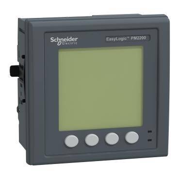 Schneider Electric METSEPM2220, EasyLogic PM2220, Enerji Kalite Analizörü, 15. harmoniğe kadar harmonik ölçümü, LCD ekran, RS485 port üzerinden haberleşme class 1 - 1