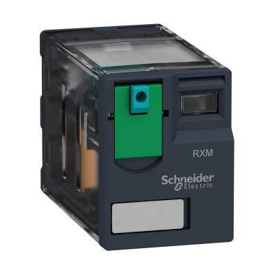 Schneider Electric RXM2AB1BD, minyatür takılabilir röle - Zelio RXM - 2 K/A - 24 V DC - 12 A - 1