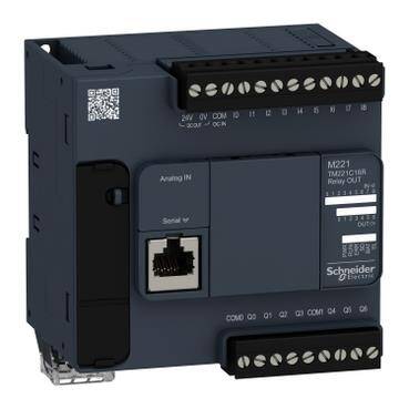 Schneider Electric TM221C16R, kontrolör M221 16 GÇ rölesi - 1