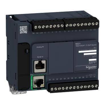 Schneider Electric TM221CE24T, kontrolör M221 24 GÇ transistör PNP Ethernet - 1