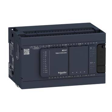 Schneider Electric TM241C24R, M241 kontrolör 24 GÇ rölesi - 1