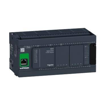 Schneider Electric TM241CE40T, M241 kontrolör 40 GÇ transistör PNP Ethernet - 1