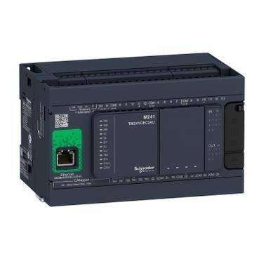 Schneider Electric TM241CEC24R, M241 kontrolör 24 GÇ rölesi Ethernet CAN master - 1