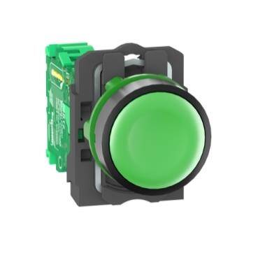 Schneider Electric ZB5RTA3, iletici - Ø22 mm plastik başlık - yeşil başlık - 1