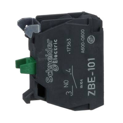 Schneider Electric ZBE101, Harmony Stil 4 ve 5 İçin Kontak Bloğu, 1NA, 22mm Butonlar İçin - 1