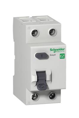 Schneider EZ9R05225, 25 Amper, 30mA, Monofaze, Kaçak Akım Koruma Rölesi, 2 Kutuplu (1 Faz+Nötr), Tip AC - 1