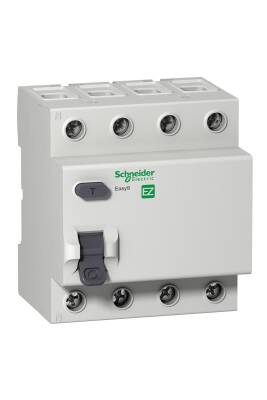 Schneider EZ9R05440, 40 Amper, 30mA, Trifaze, Kaçak Akım Koruma Rölesi, 4 Kutuplu (3 Faz+Nötr), Tip AC - 1