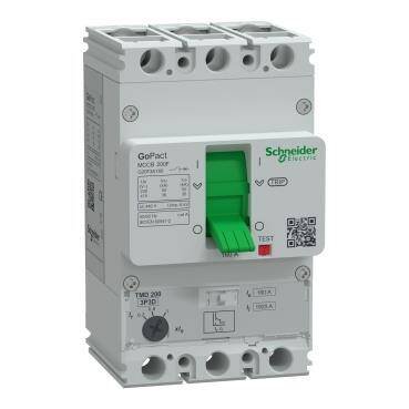 Schneider Electric G20F3A160, GoPact Şalter 200B, 3P3D 36kA AC 160A TMD Ayar Sahalı - 1