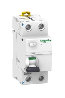 Schneider Electric A9R44263, 63 Amper, 300mA, AC Tip, Monofaze, Kaçak Akım Koruma Rölesi, 2 Kutuplu (1 Faz+Nötr) - 1