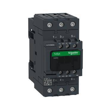 Schneider Electric LC1D65AM7, 65 Amper, 30 kW, Güç Kontaktörü, 220 Volt AC, 3 Kutuplu, 1NA+1NK - 1