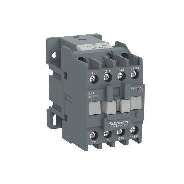 Schneider Electric LC1E0601M5, 6 Amper, 2,2 kW, Güç Kontaktörü, 220 Volt AC, 3 Kutuplu, 1NK - 1