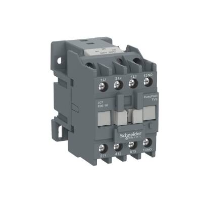 Schneider Electric LC1E0910M5, 9 Amper, 4 kW, Güç Kontaktörü, 220 Volt AC, 3 Kutuplu, 1NA - 1