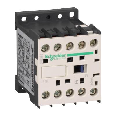 Schneider LP1K0901BD, 9 Amper, 4 kW, Mini Kontaktör, 24 Volt DC, 3 Kutuplu, 1NK - 1