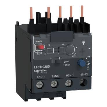 Schneider Electric LR2K0305, 0.54-0.8 Amper, Termik Röle, 1NO+1NC, Kontaktöre Direkt Montaja Uygun, LC1K ve LP1K Serisi İçin - 1