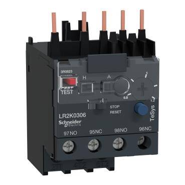 Schneider Electric LR2K0306, 0.8-1.2 Amper, Termik Röle, 1NO+1NC, Kontaktöre Direkt Montaja Uygun, LC1K ve LP1K Serisi İçin - 1