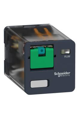 Schneider Electric RUMC31MD ,Harmony 220V DC 10A Kilitlenebilir Test Butonlu Evrensel Geçmeli Röle - 1