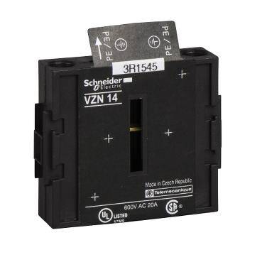 Schneider Electric VZN14, 20 Amper, Mini Vario Şalterler İçin Topraklama Modülü, VCDN12, VCDN20, VBDN12 VE VBDN20 Uyumlu - 1