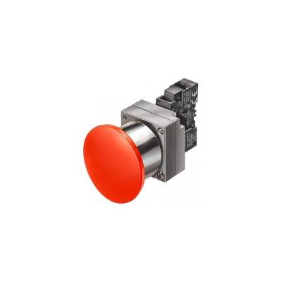 Siemens 3SB3603-1CA21, 22MM METAL YUVARLAK KOMPLE ÜNİTE KOMBİNASYONU: ​​BASMA-ÇEKME DÜĞMESİ 40MM MANDALLAMALI ÇEKME-AÇMA MEKANİZMASI. VİDA TERMİNAL, KIRMIZI TUTUCU İLE 1NC !!! - 1