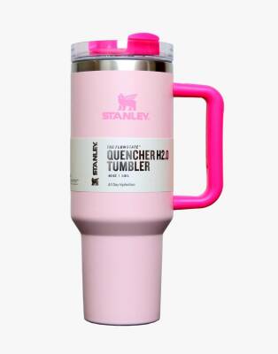 Stanley 40oz Paslanmaz Çelik H2.0 FlowState Quencher Termos Flamingo Pembe -Limited Edition- 1.18Lt - 1