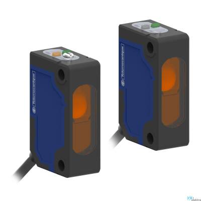 Telemecanique Sensor XUM2APXBL2, Fotoelektrik sensörler XU, minyatür, karşılıklı, Smax=30 m, sistem, PNP, kablo 2 m - 1