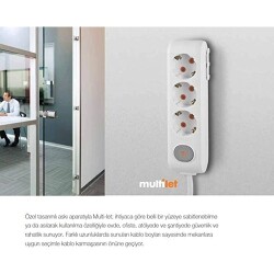 VİKO MULTILET 3LÜ 2MT KABLOLU - 3